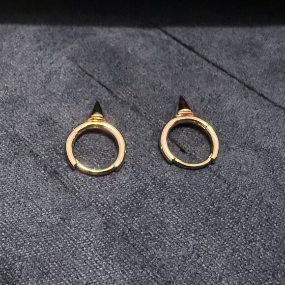 MARIA TASH RG Short Spike Hoop Earring 6.5mm - Picture 5 of 6